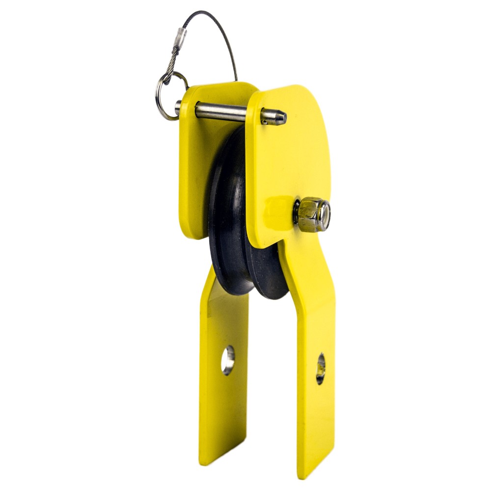 Guardian Fall Protection Powder Coated Steel Tri-Pod Pulley - Flockneti