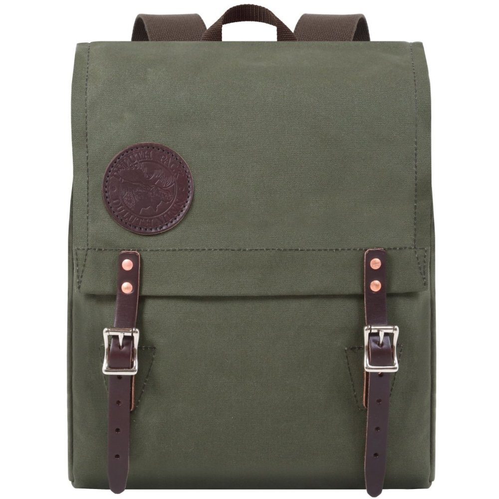 Duluth Pack 9 Liter Capacity Olive Drab Box Style Child’s Backpack - Flockneti