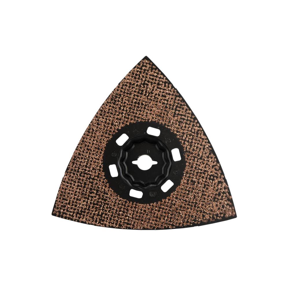 Makita StarlockMax Oscillating Multi Tool 4 1/2″ Tungsten Carbide 40 Grit Delta Triangle Sanding Pad - Flockneti
