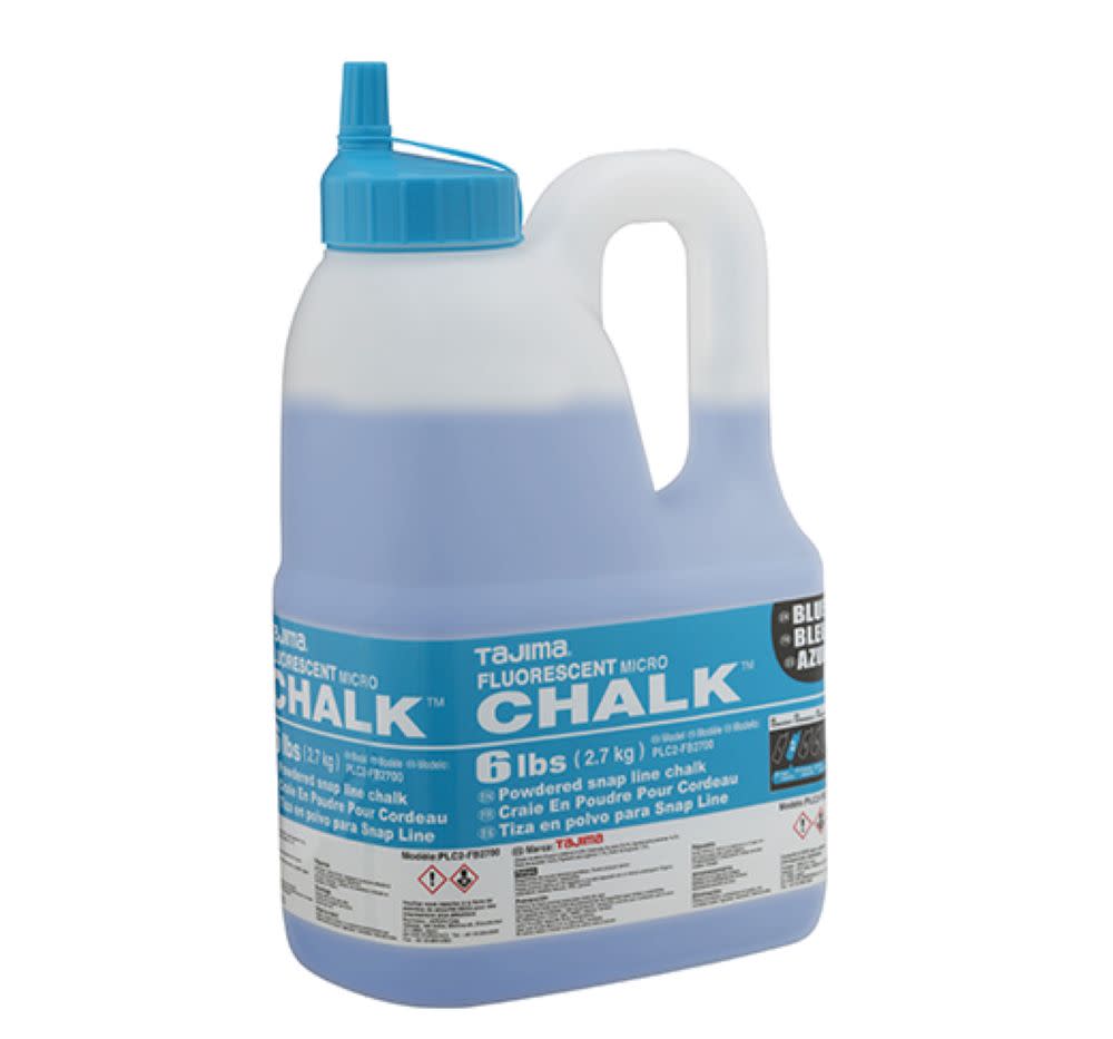 Tajima Micro Chalk Powdered Snap Line Chalk Fluorescent Blue 6 lbs - Flockneti