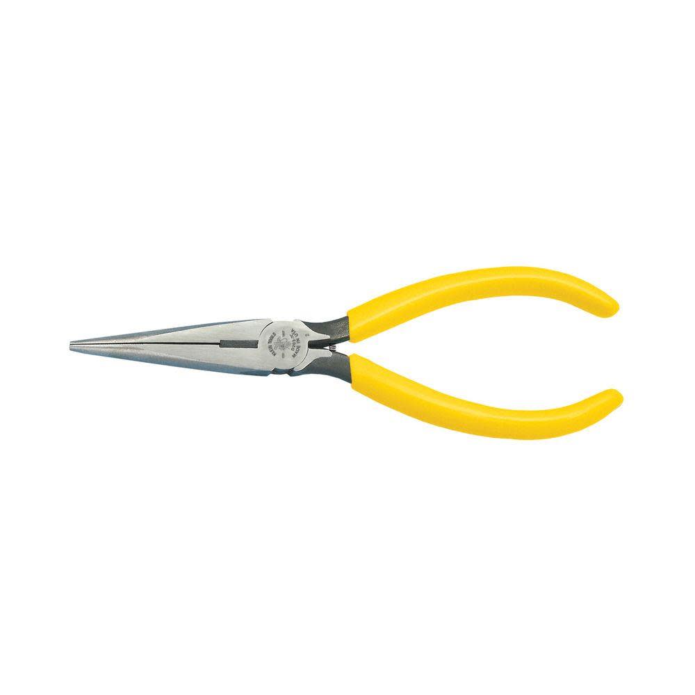 Klein Tools 7″ Long Nose Pliers Cut with Spring - Flockneti