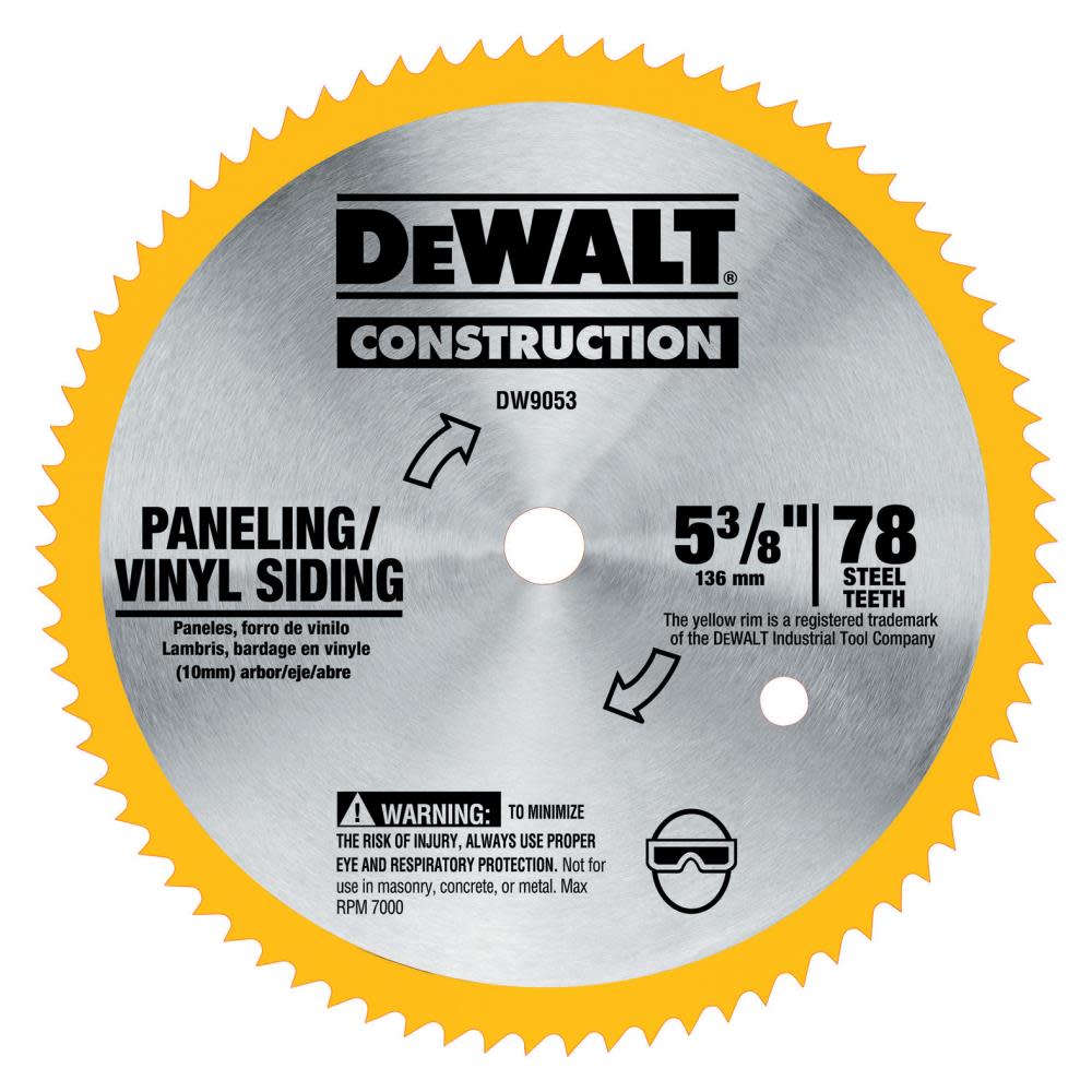 DEWALT 78 T Steel Panel Blade - Flockneti