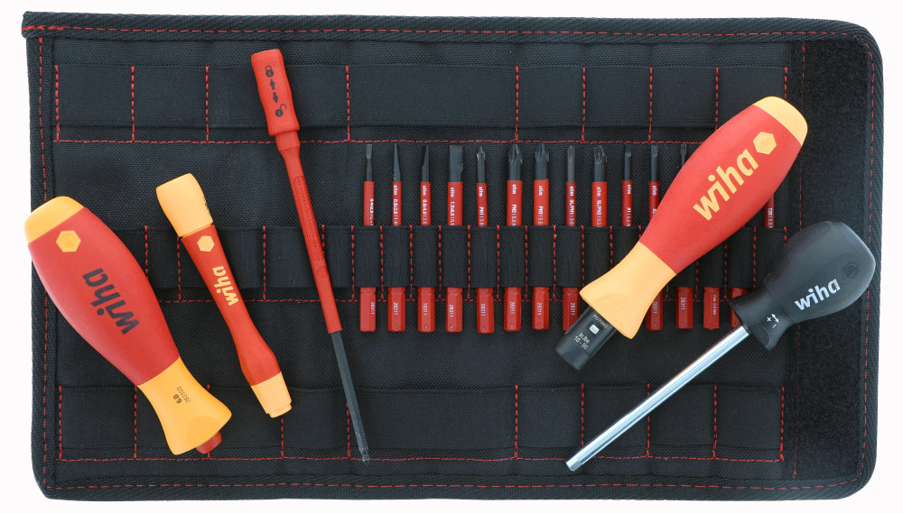 Wiha 20 Piece Insulated TorqueControl and Slimline Blade Set - Flockneti