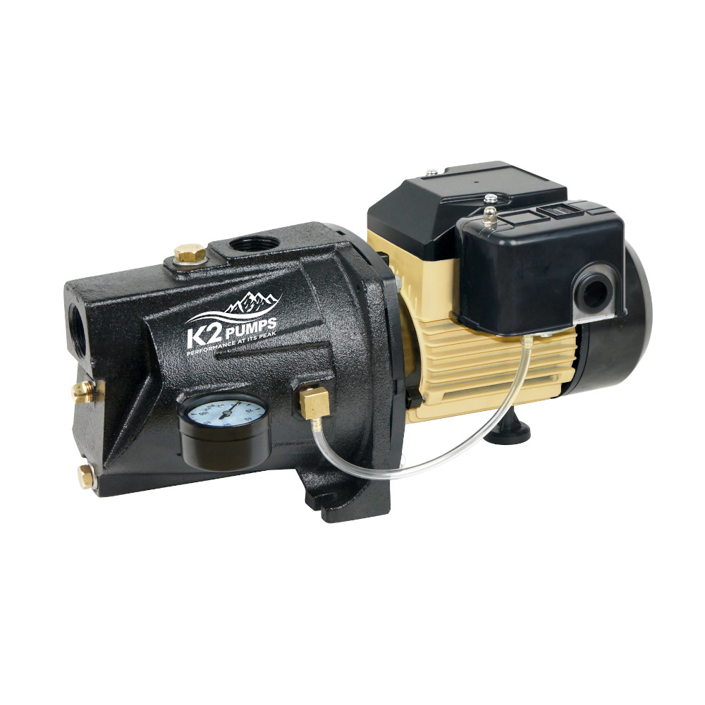 K2 Pumps Shallow Well Jet Pump 3/4 HP Lead Free Cast Iron 115/230V - Flockneti