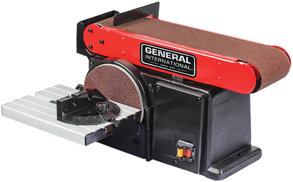 General International BD7004 4″ x 36″ 2-in-1 Belt and Disc Sander - Flockneti