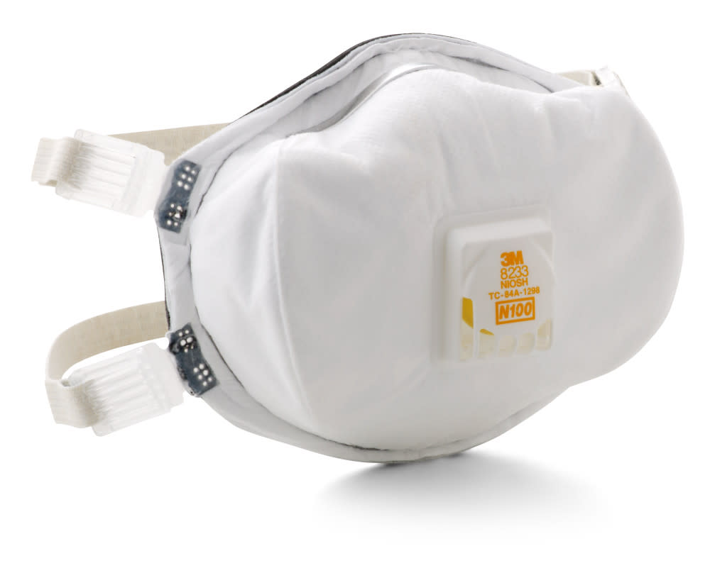 3M Particulate Respirator 8233 N100 - Flockneti