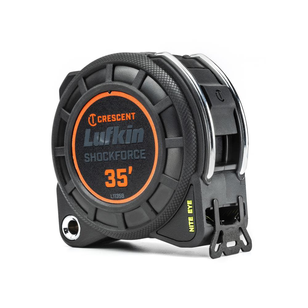 Crescent Lufkin Shock Force Nite Eye Tape Measure 35′ x 1 3/16″ - Flockneti