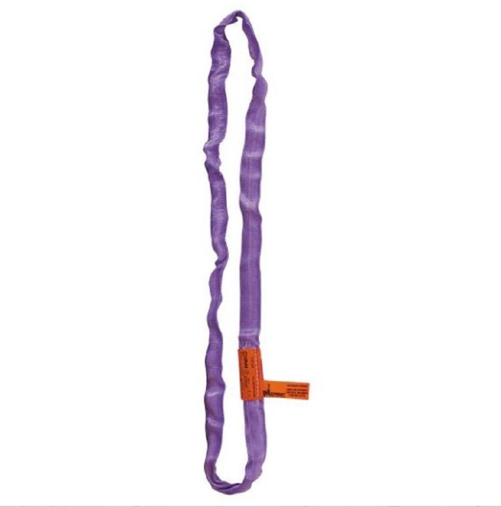 Lift-All 2 Ft. Purple Endless Tuflex Poly Roundsling - Flockneti
