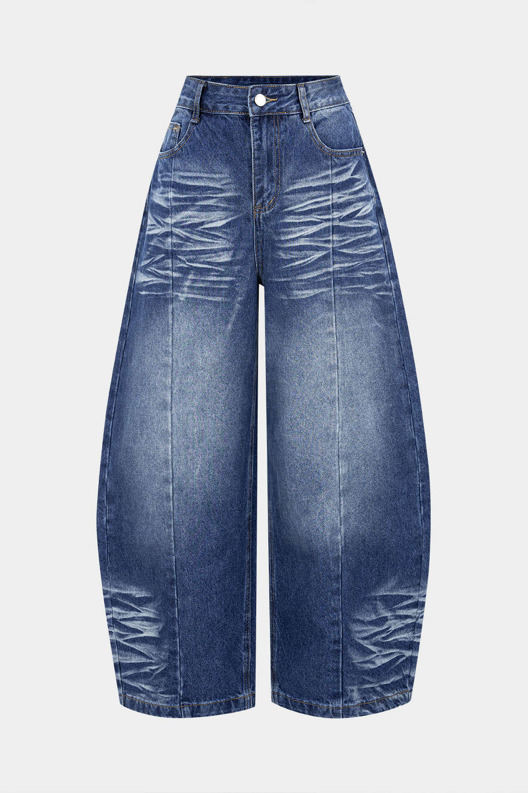 Denim Barrel Jeans - Flockneti