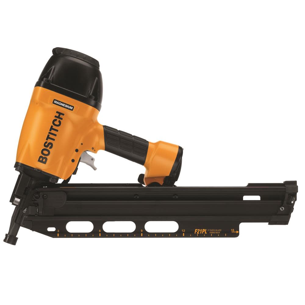 Bostitch 21 Plastic Collated Round Head Framing Nailer/Metal Connector Nailer - Flockneti