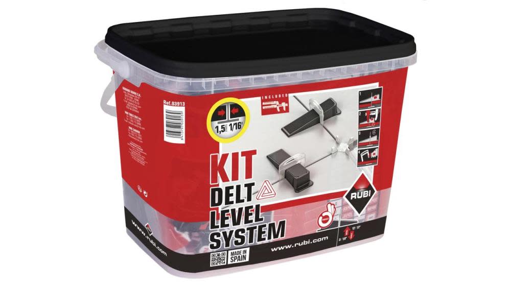 Rubi Tools Kit Delta Leveling System 1/16″ Clips with Fast Fix Pliers - Flockneti