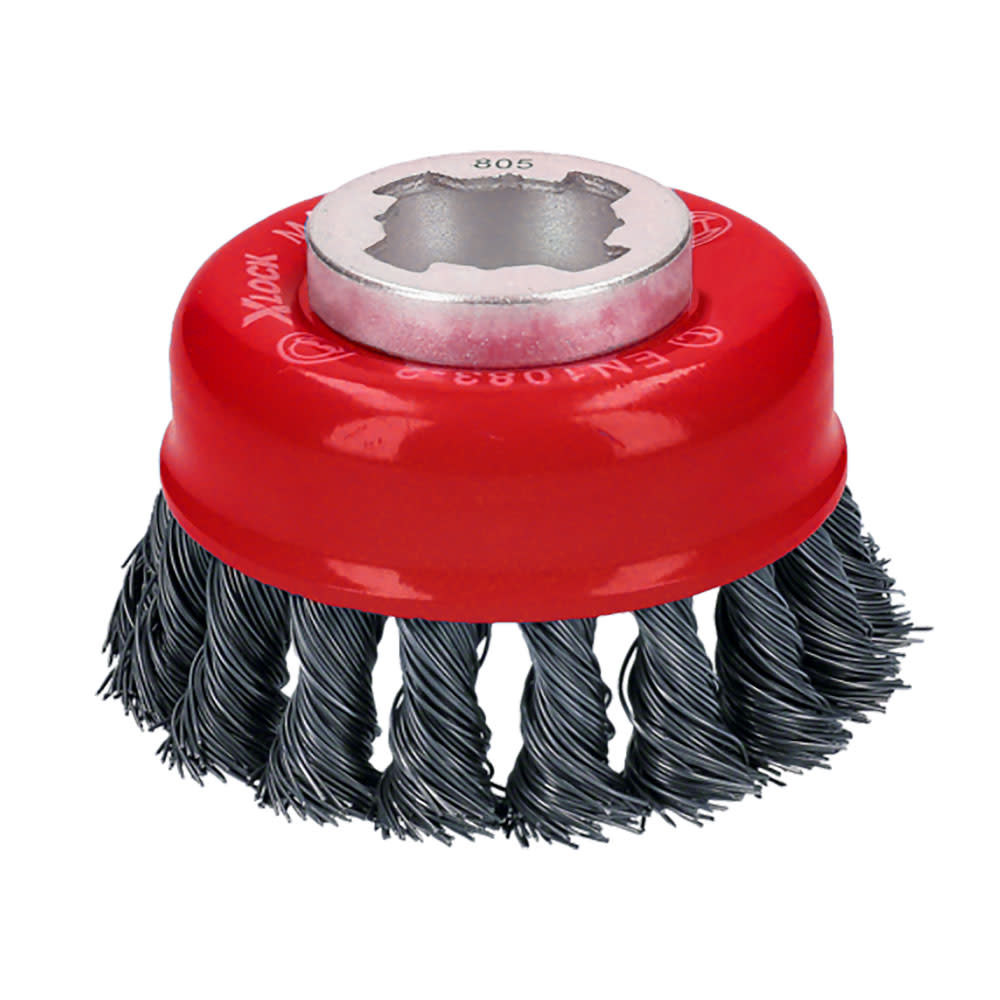 Diablo Tools 2-3/4 in. X-LOCK Carbon Steel Knot Cup Brush - Flockneti