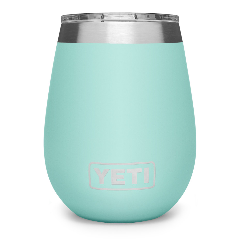 Yeti Rambler Wine Tumbler with MagSlider Lid 10oz Seafoam - Flockneti