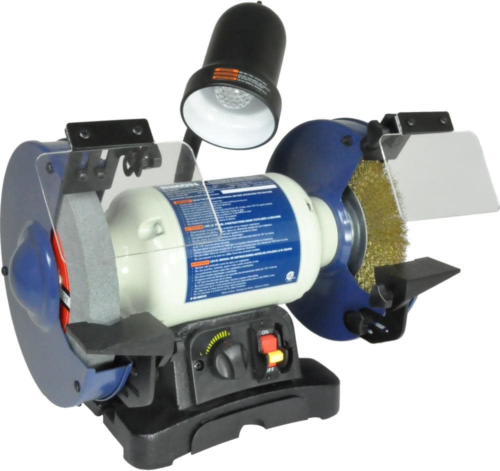 Rikon 8″ Variable Speed 3/4HP Grinder - Flockneti