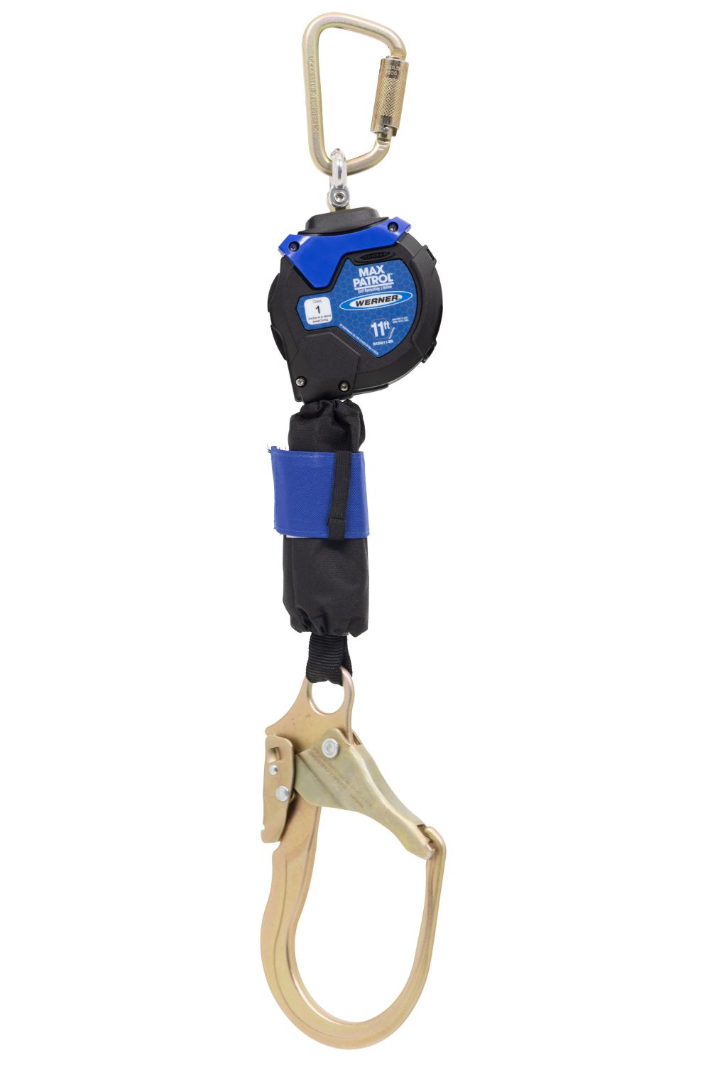 11 Ft Max Patrol Self-Retracting Lifeline with Steel Hook - Flockneti