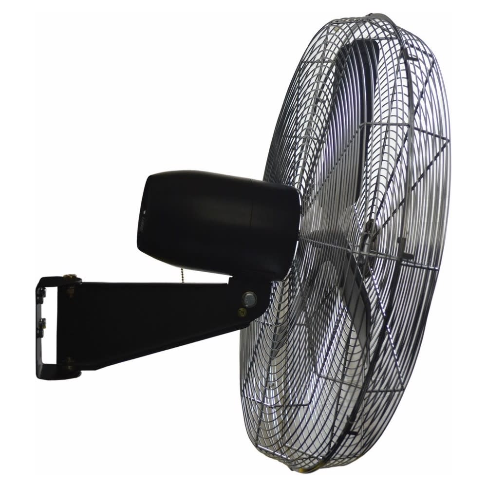 TPI Corporation 30 In. 1/4HP Commercial Circulator Wall Mount Non-Oscillating Fan - Flockneti