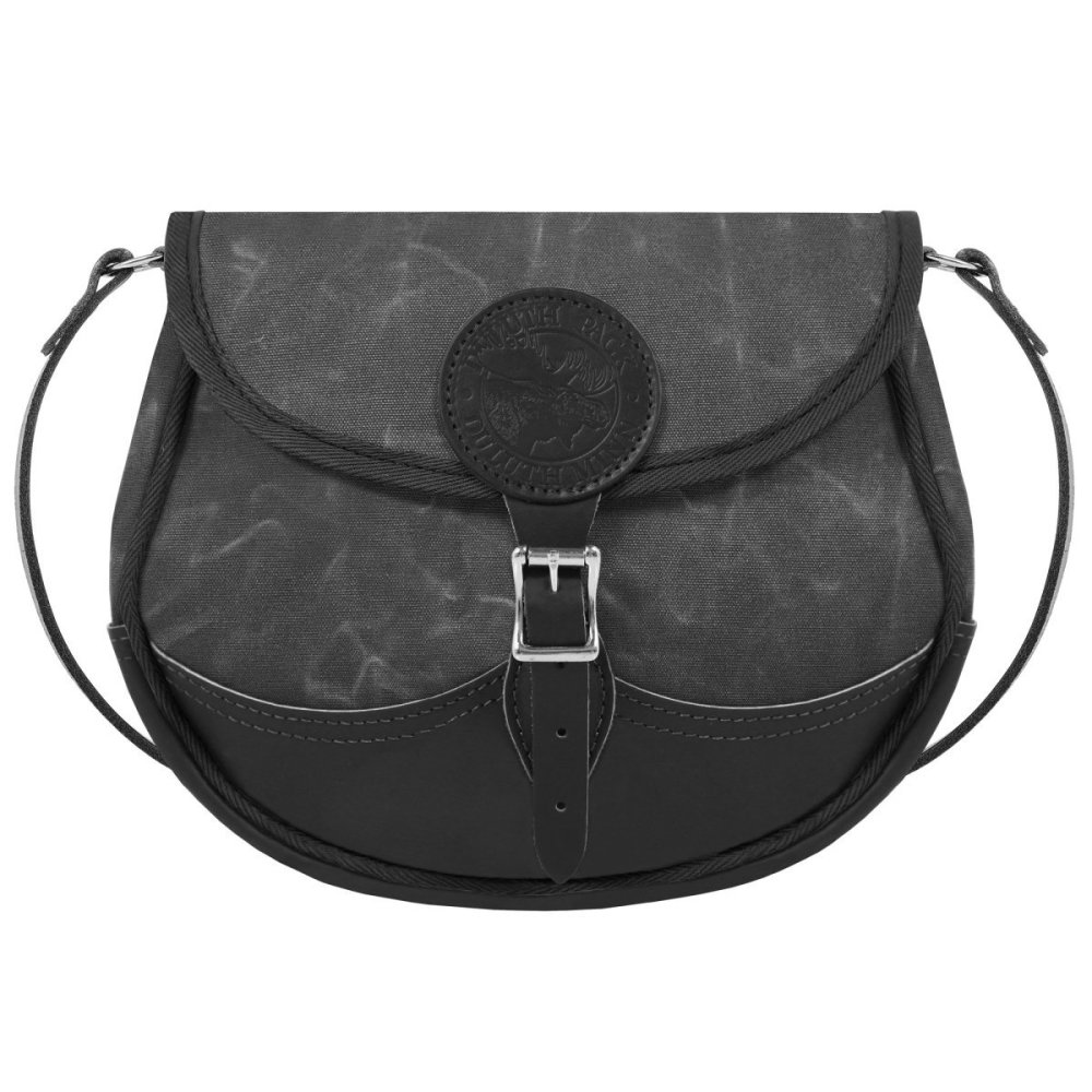 Duluth Pack 3 Liters Capacity Waxed Grey Medium Deluxe Shell Purse - Flockneti