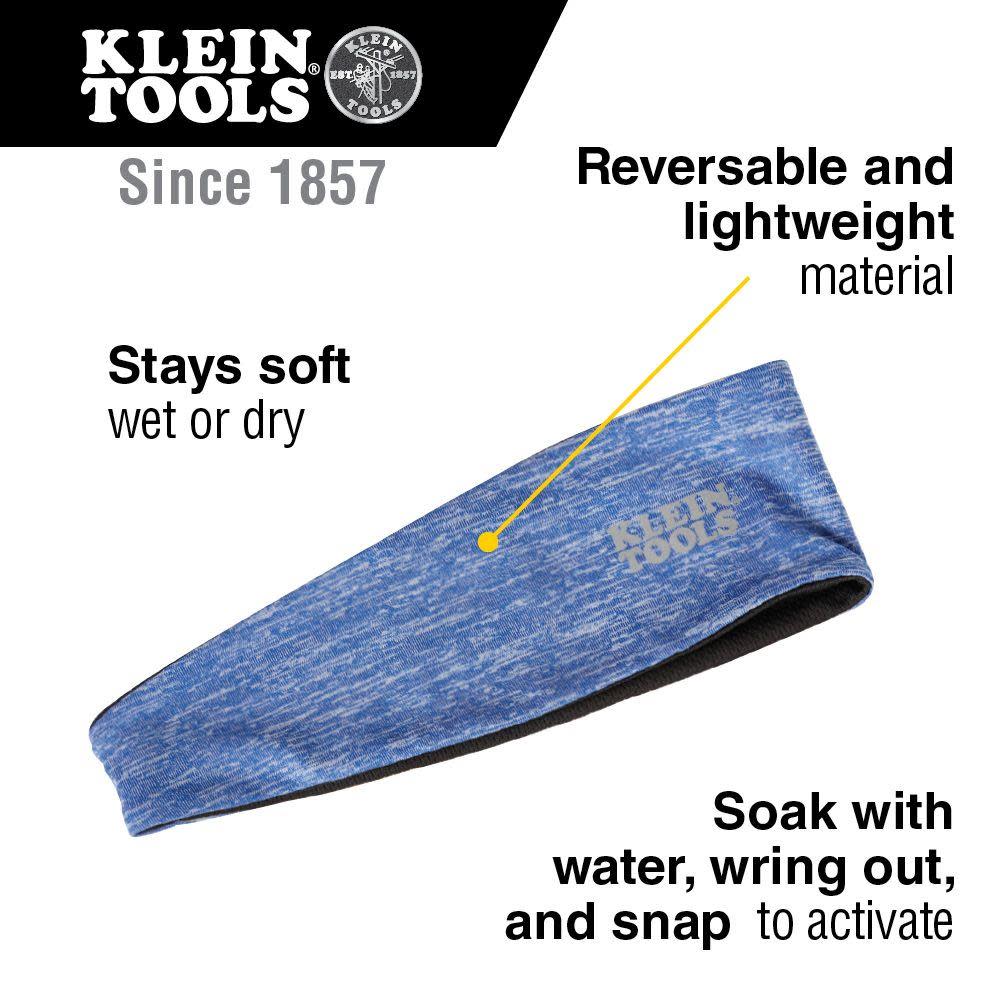 Klein Tools Cooling Headband Blue 2pk - Flockneti
