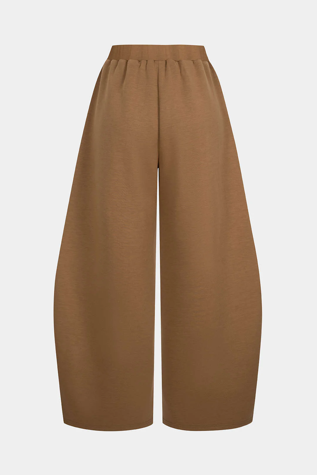 Contrast Stripes Print Ruched Wide Leg Pants - Flockneti