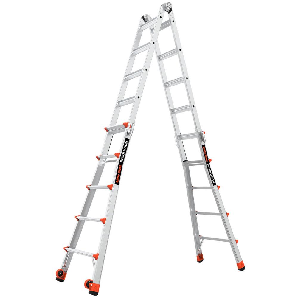Little Giant Safety 22-ft Aluminum 300-lb Telescoping Type IA Multi-Position Ladder - Flockneti