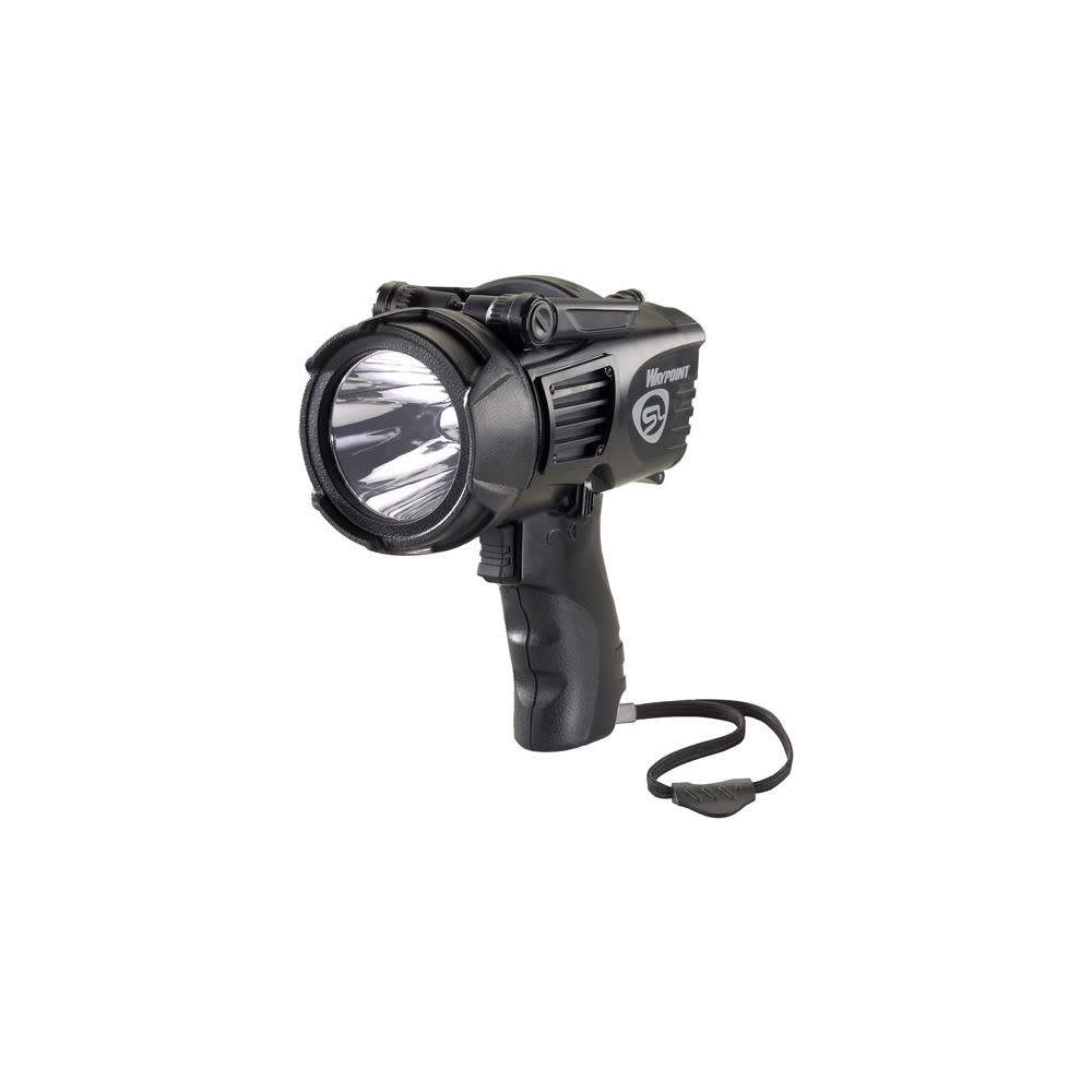Streamlight Waypoint 300 Black Rechargeable Pistol Grip Spotlight - Flockneti