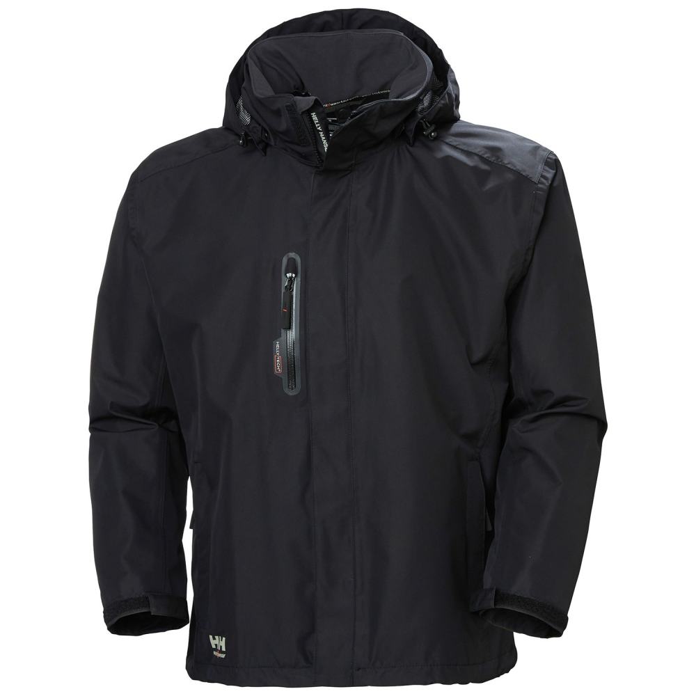 Helly Hansen Manchester Waterproof Shell Jacket Black Medium - Flockneti