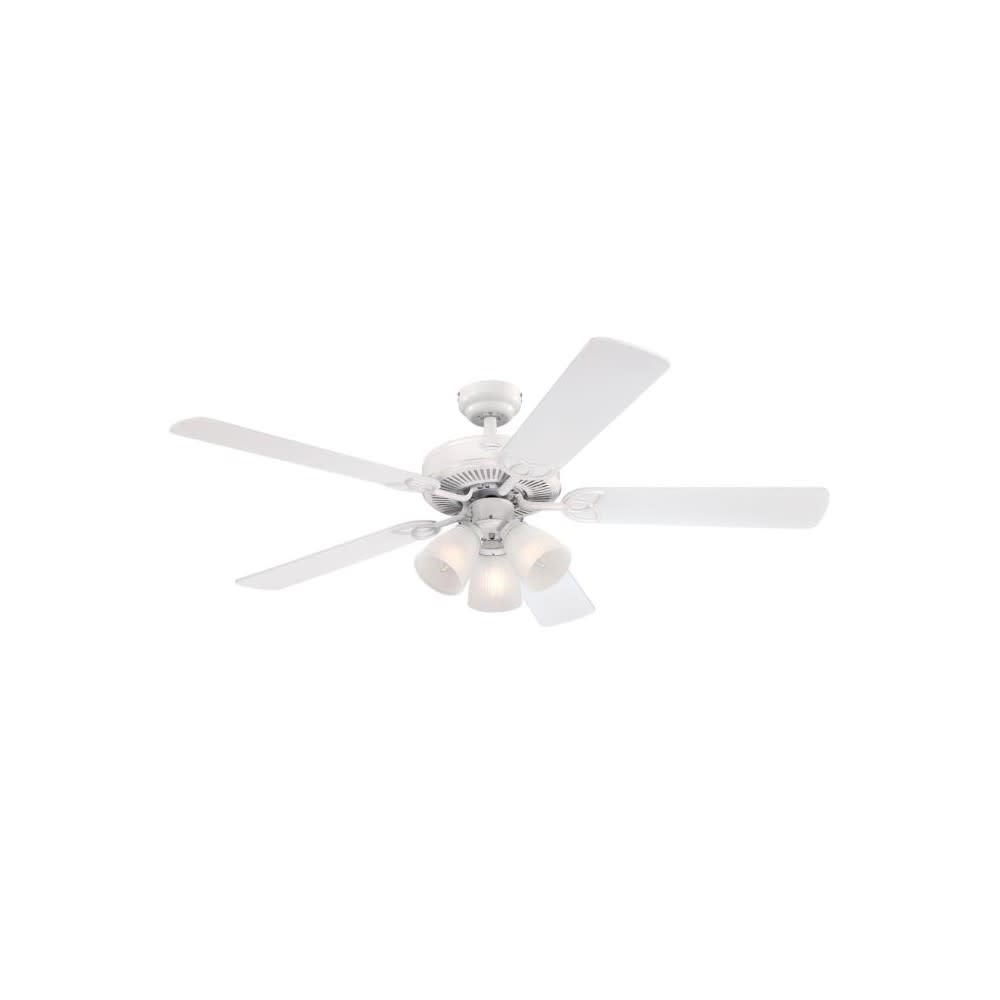 Westinghouse 52″ Vintage White LED Indoor Ceiling Fan - Flockneti