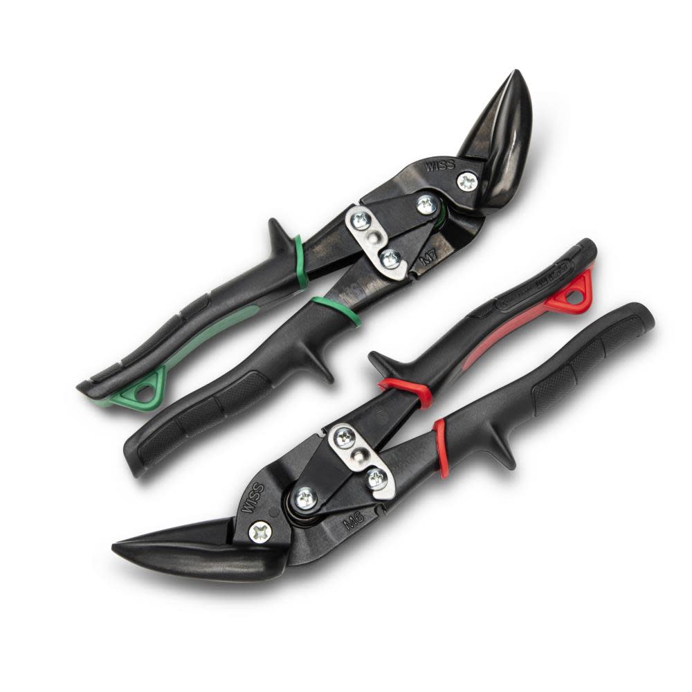 Crescent Wiss Offset Tradesman Aviation Snip Set 2pc - Flockneti