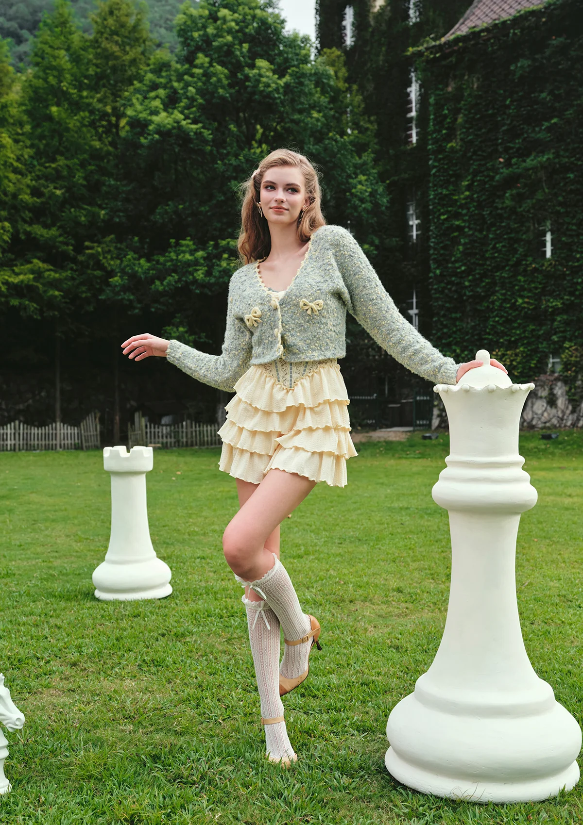 The Little Pineapple Knit Cardigan - Flockneti