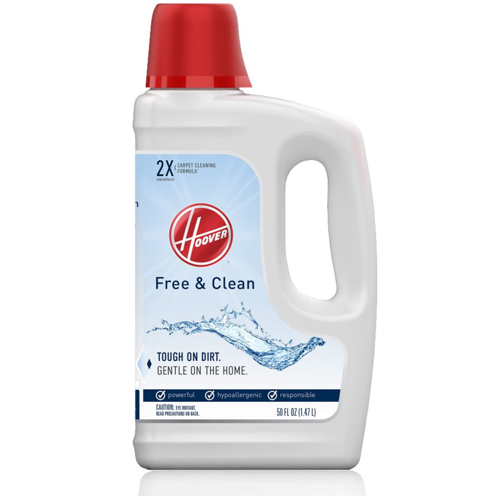 Hoover Residential Vacuum Free & Clean Hypoallergenic Carpet Cleaner Solution 50oz - Flockneti