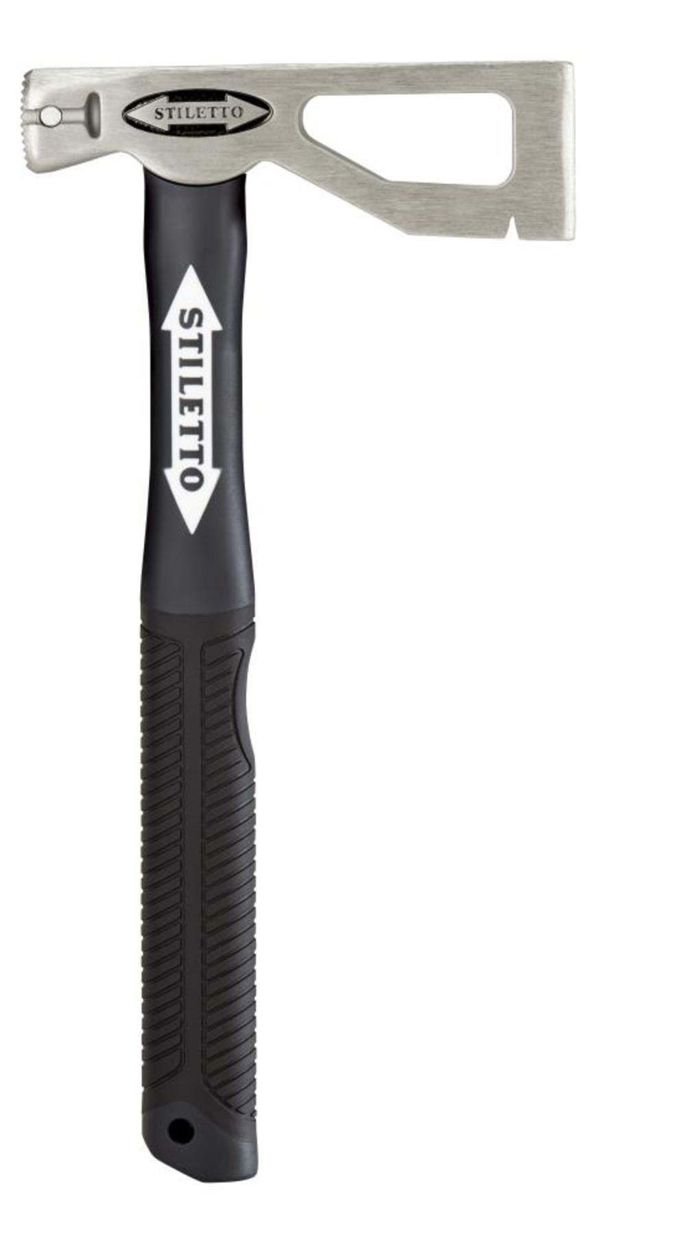 Stiletto 10 oz Titanium Lather’s Hatchet with 13 in. Fiberglass Handle - Flockneti