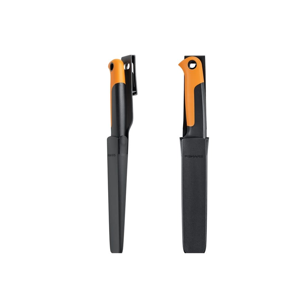 Fiskars Orange/Black Food Gardening Harvesting Knife - Flockneti
