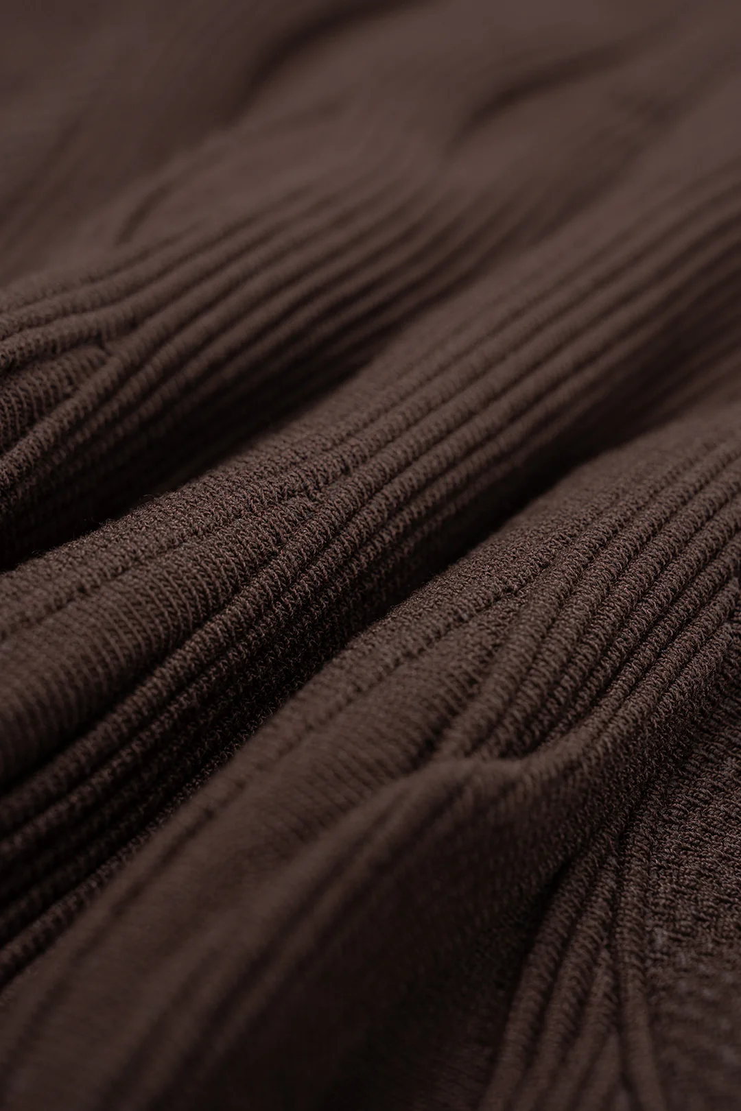 Knit Texture Ruched A-Line Skirt - Flockneti