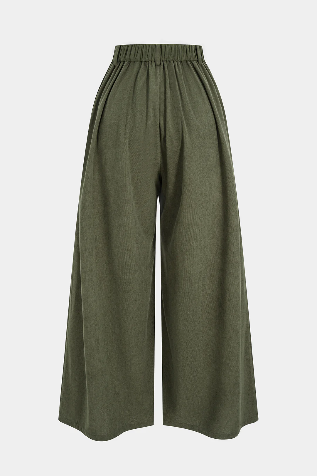 Corduroy Wide Leg Trousers - Flockneti