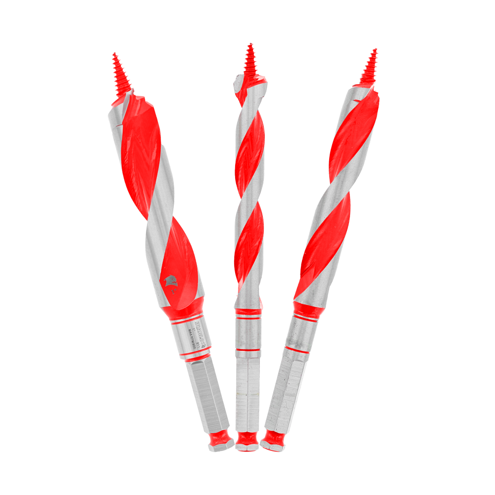 Diablo Tools 3 piece Auger Bit Set - Flockneti