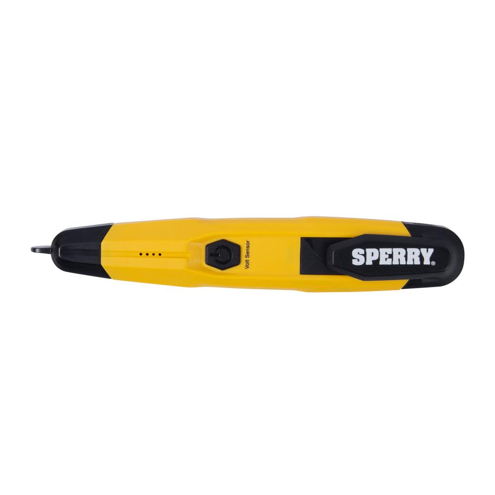 Sperry Instruments VD6508 Non-Contact Voltage Detector with FlashlightcETLus Listed Lifetime Warranty Yellow - Flockneti