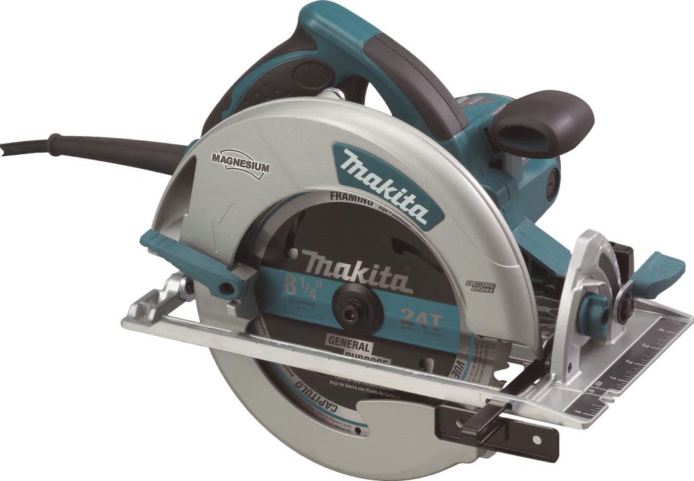 Makita 8-1/4 In. Magnesium Circular Saw with L.E.D. Lights and Electric Brake - Flockneti