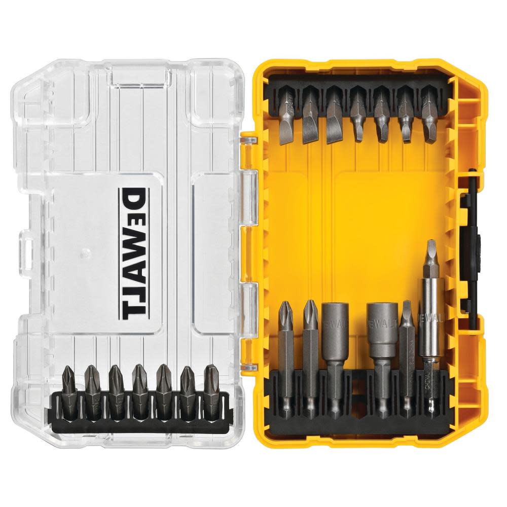 DEWALT 21 Piece Screw Driving Set with Tough Case - Flockneti