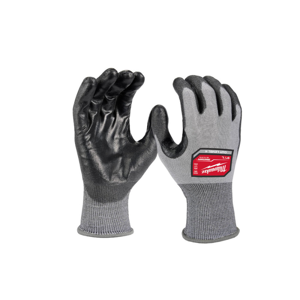 Milwaukee Cut Level 2 Gloves High Dexterity Polyurethane Dipped - Flockneti