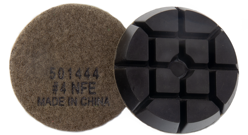 National Flooring Equipment Resin Bond Metal Grinding Disks – 100-200 Grit 6mm - Flockneti
