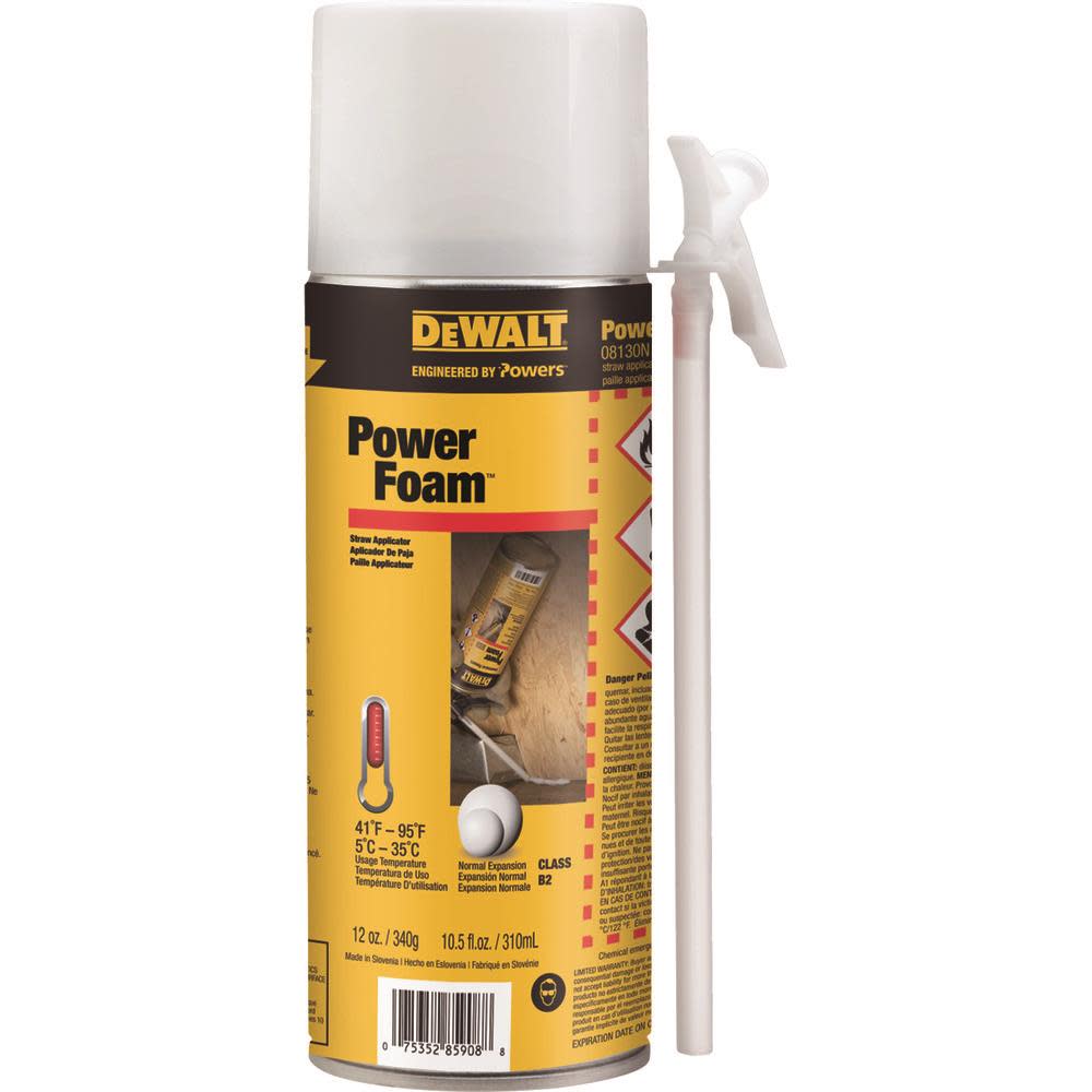DEWALT Expansion Foams POWERFOAM 12OZ. (310ML) - Flockneti