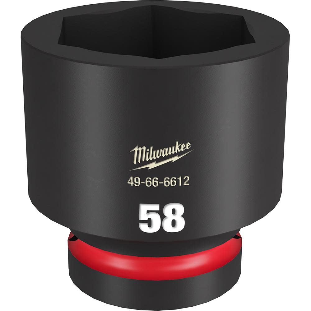 Milwaukee Impact Socket 1″ Drive 58mm Standard 6 Point - Flockneti