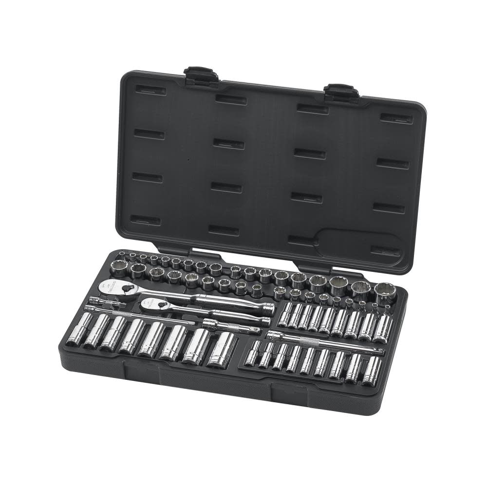 GEARWRENCH Mechanics SAE/Metric Tool Set 68pc - Flockneti