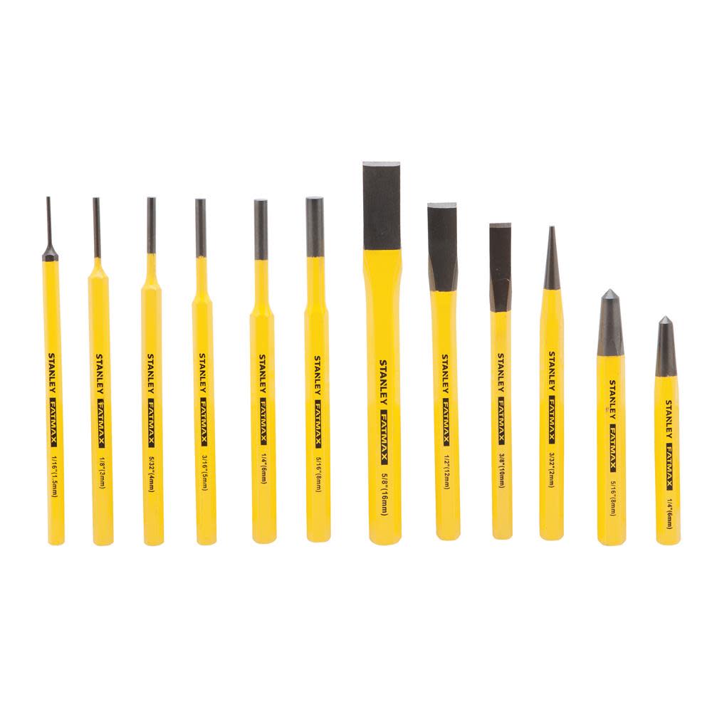 Stanley FatMax 12 piece Punch and Chisel Set - Flockneti