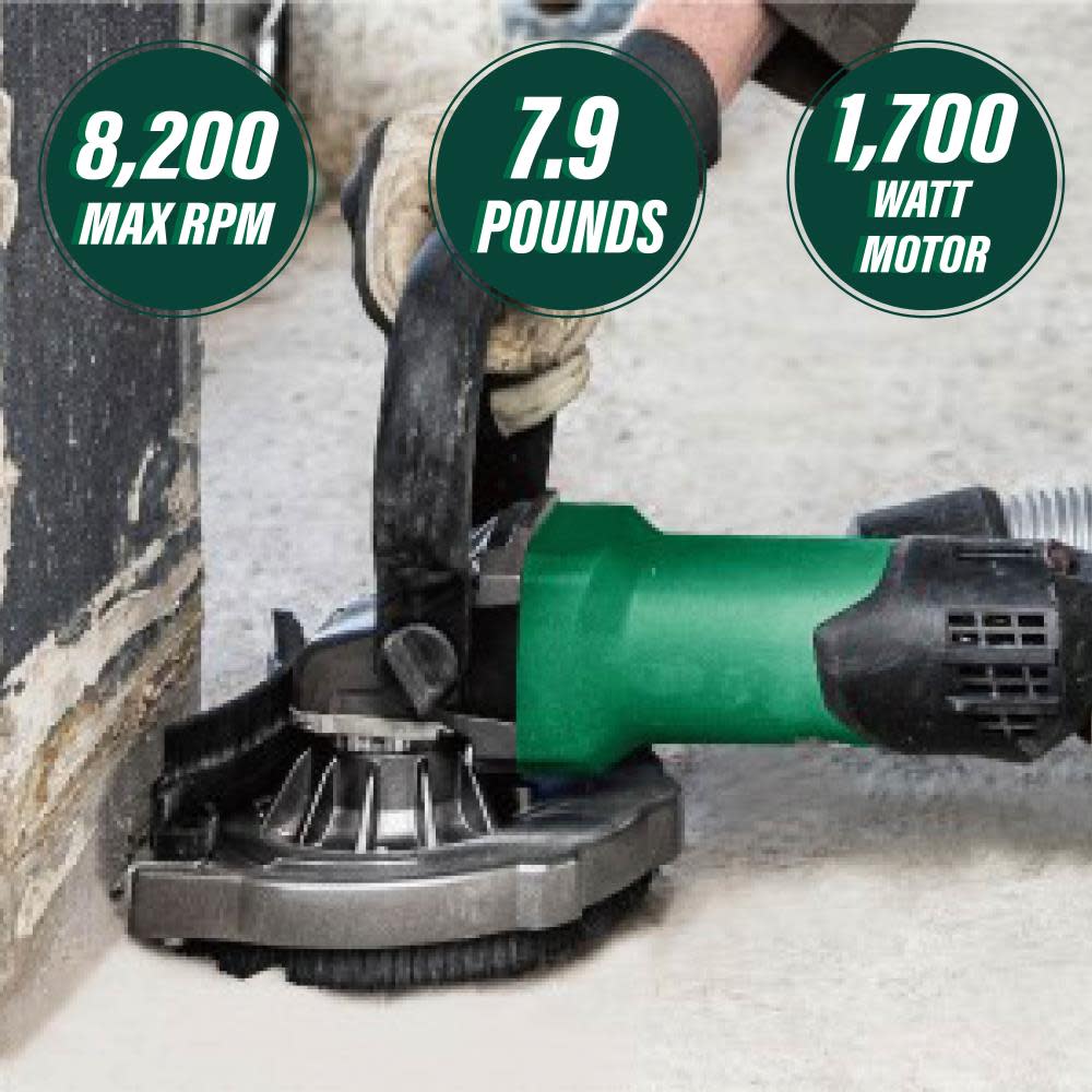Metabo HPT Grinder Concrete Surfacing 5″ 15 Amp - Flockneti