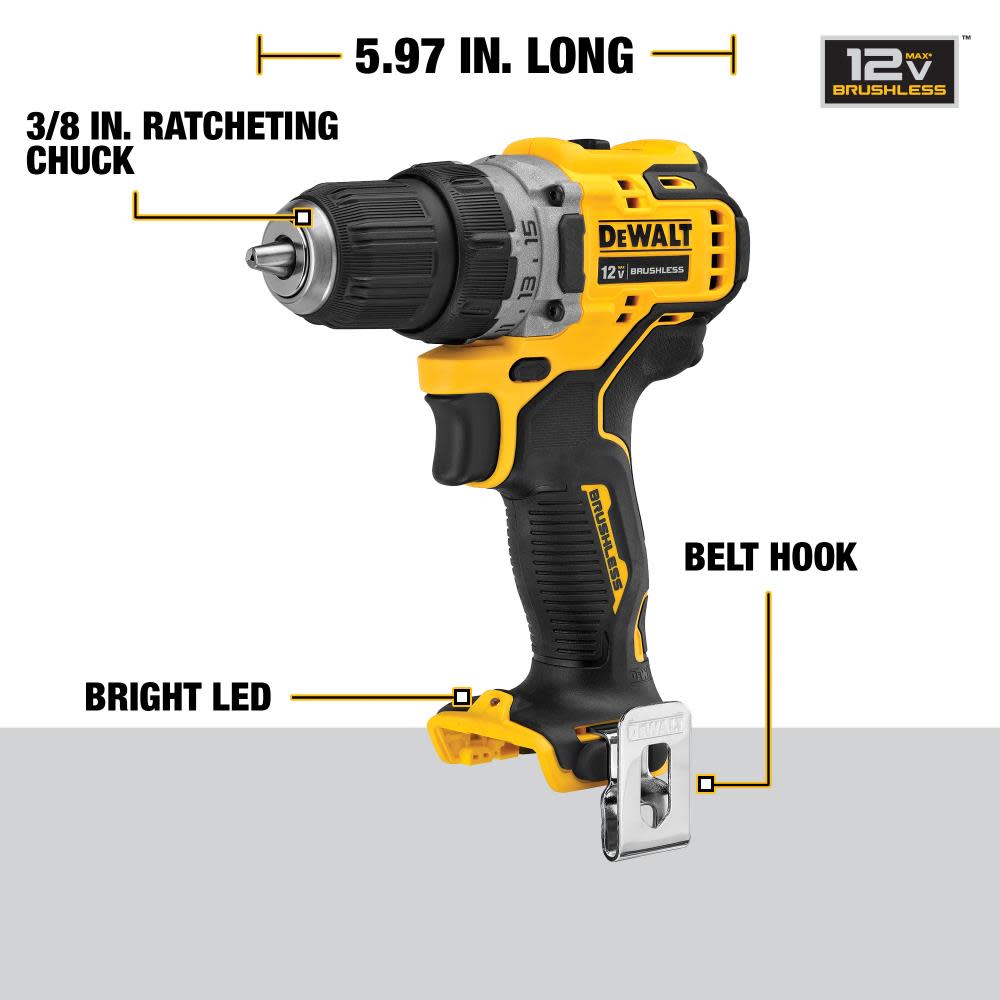 DEWALT 12V MAX XR Drill/Impact Driver Kit - Flockneti