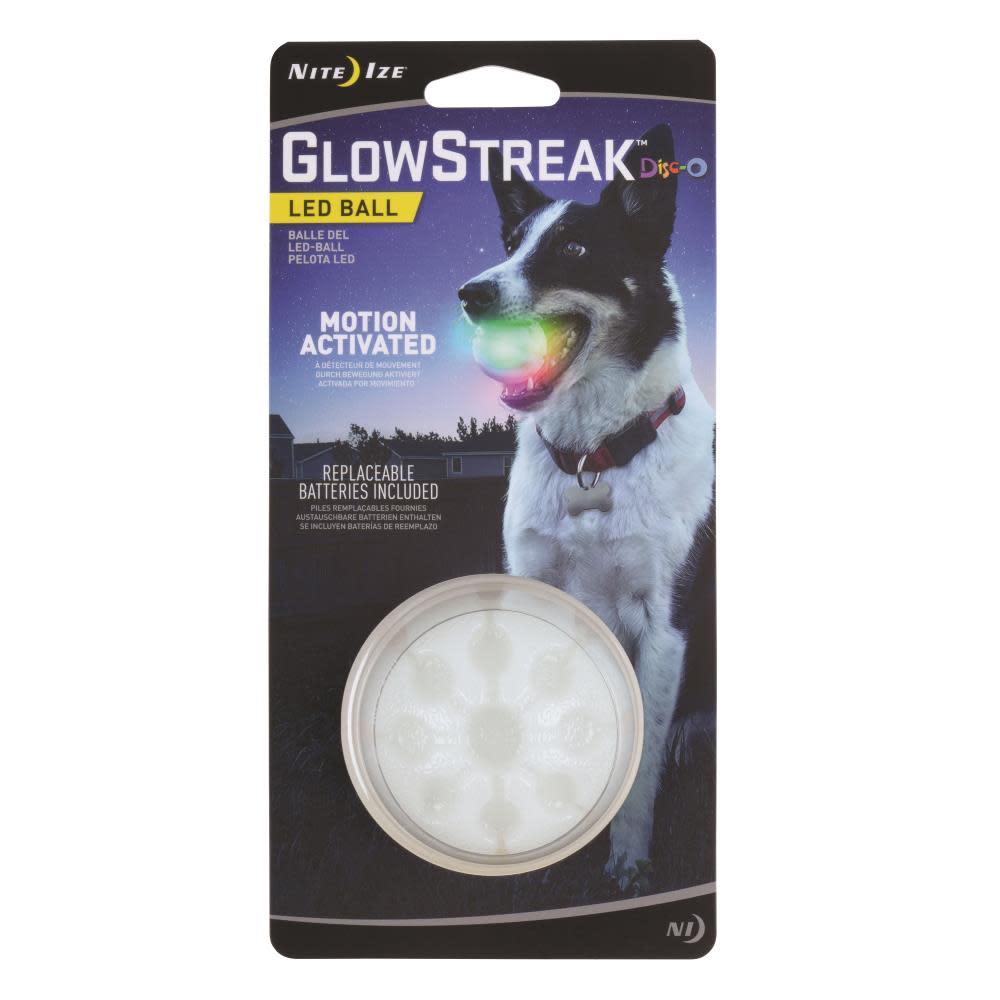 Nite Ize Glow Streak LED Ball – Disc-O – GSB-07-R7 - Flockneti