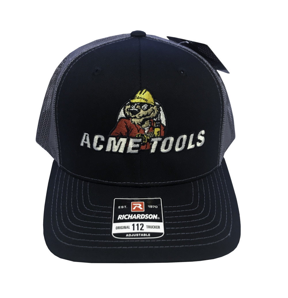 ACME TOOLS Classic Trucker Style Richardson Ball Cap - Flockneti