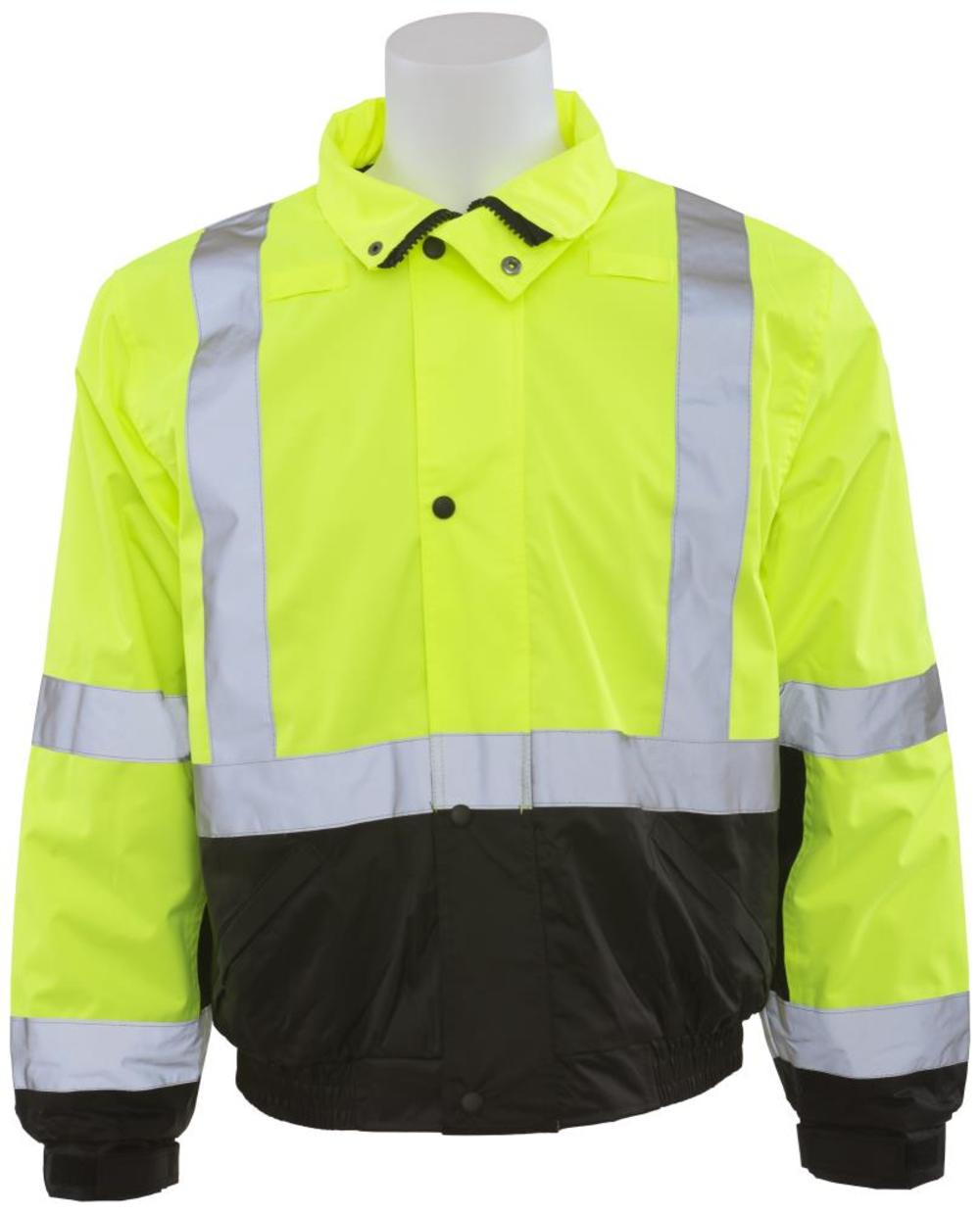 ERB S106 ANSI Class 2 High Visibility Bomber Jacket – 4XL - Flockneti
