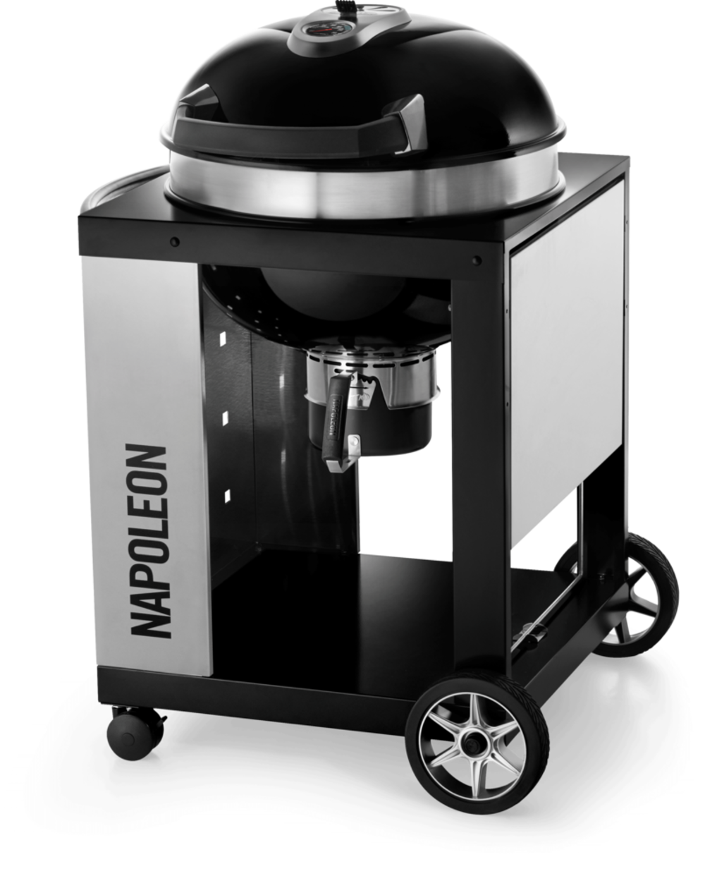 Napoleon PRO CART Charcoal Kettle Grill Black - Flockneti